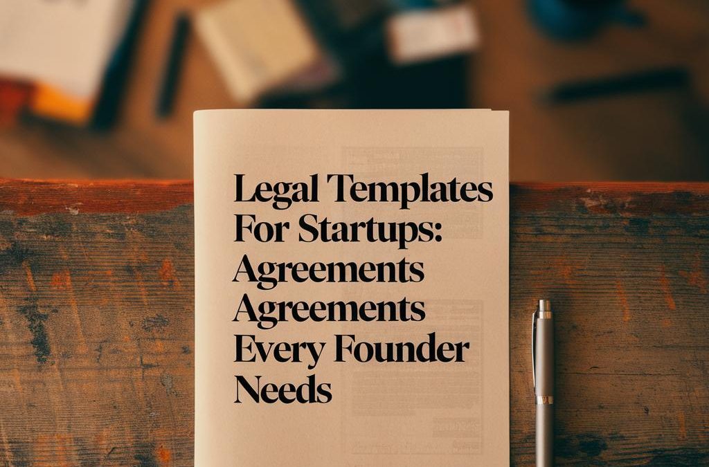 Legal Templates for Startups: Agreements Every Founder Needs