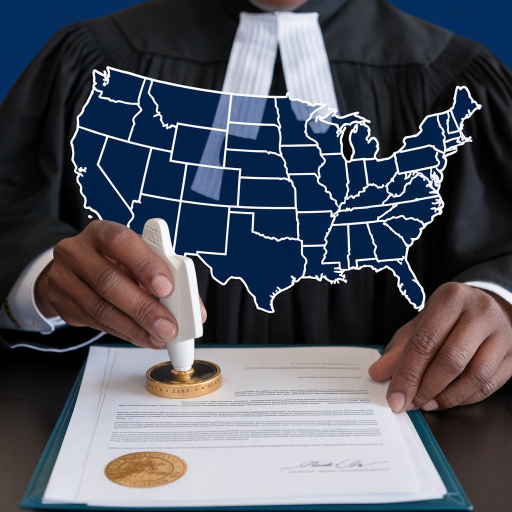 Authenticating across state lines Verifying notary commissions seals and certified copies with official databases